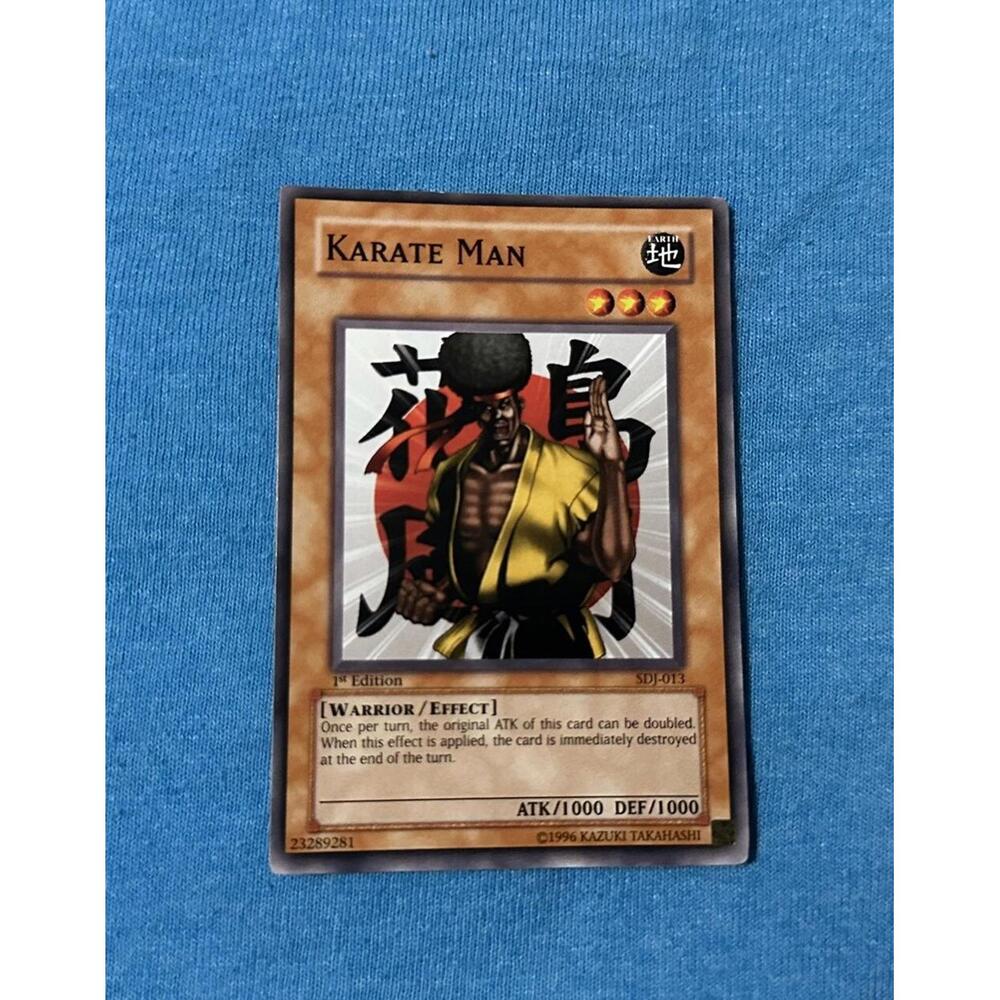 Yu-Gi-Oh - Karate Man - 1st Edition Card - SDJ-013 - Starter Deck Joey